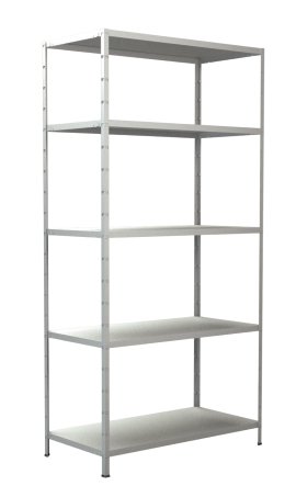 SCHULTE REGALWELT Grundregal 5 Böden Weiß