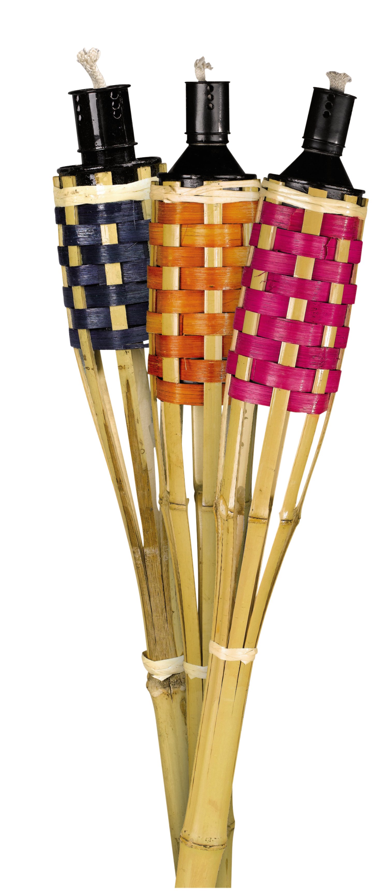 Bambusfackel geflecht 90 cm