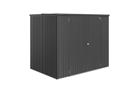 BIOHORT Geräteschrank 230 L, 228x155x184 cm, Dunkelgrau-Metallic