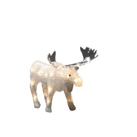 LED-Figur Outdoor Elch Acryl 24 Dioden Warmweiß