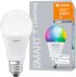 LEDVANCE Wifi-SMART+Classic LED-Lampe E27 RGBW Multicolor EX 75 W 9,5 W/2700-6500K