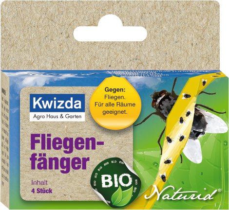 KWIZDA Naturid Fliegenfänger 4er-Pack