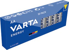 VARTA Alkaline Batterie Energy AA Mignon LR6 10er Pack