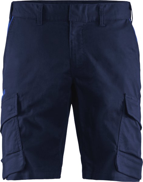 BLÅKLÄDER Herren Industrie Shorts Stretch Marineblau/Kornblau 48