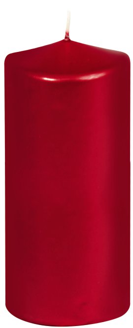 JEKA Stumpenkerze Lack Weinrot 70x150 mm 4er-Pack