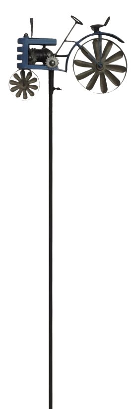 KENT LIVING Dekostecker kleiner Traktor 28,5x5x127 cm blau