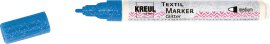 KREUL Stoffmalstift Texi Mäx Glitter für helle/dunkle Stoffe Blau