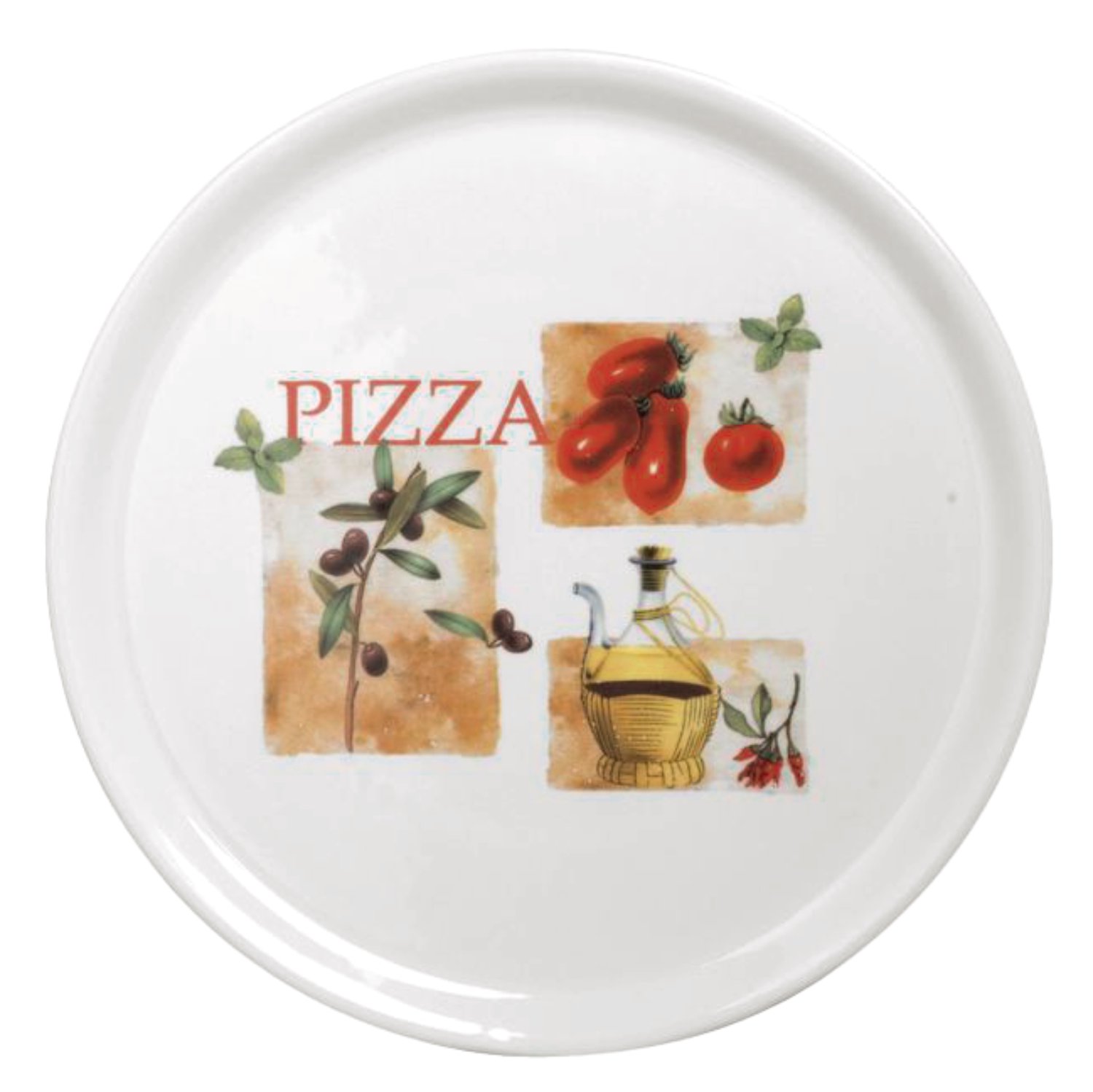 Pizzateller Pizza/Tomate/Olive 31 cm