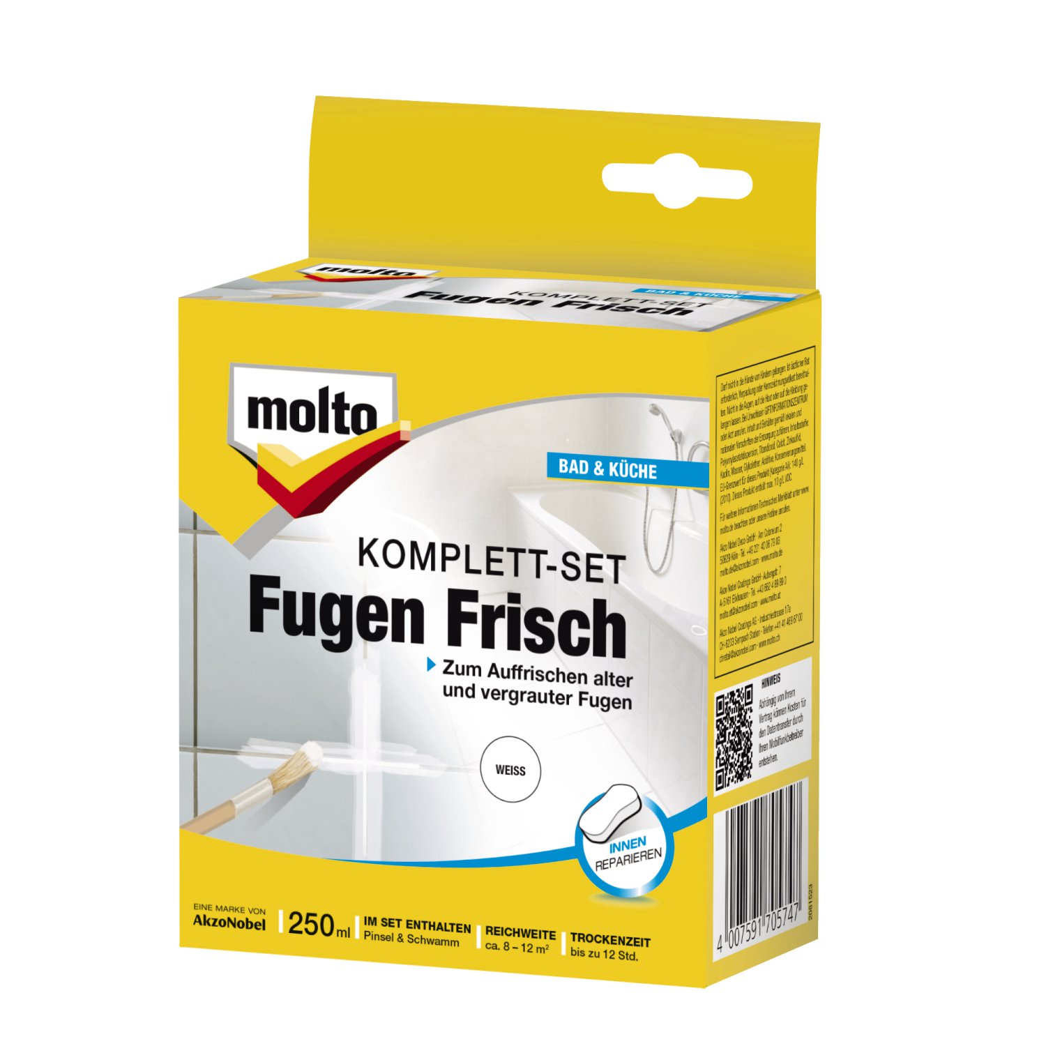 MOLTO Fugen Frisch Weiß 250 ml