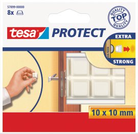 TESA Schutzpuffer quadratisch Weiß