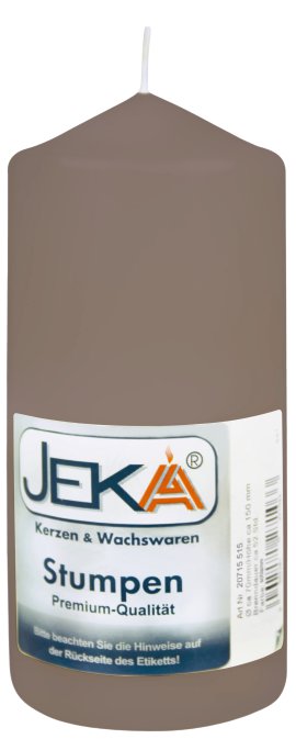 JEKA Stumpenkerze Schlamm