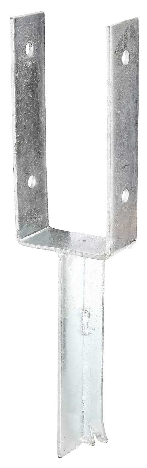 ALBERTS Pfostenträger U-Form verzinkt mit Betonanker 91 mm