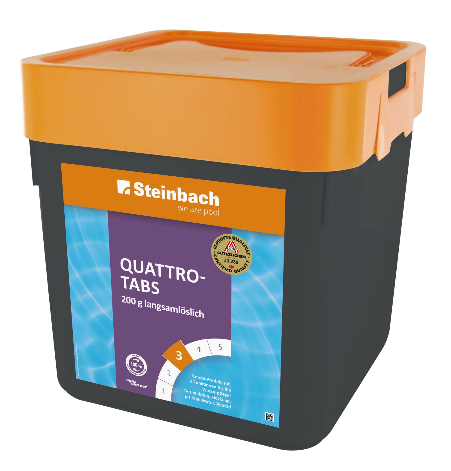 STEINBACH Quattrotabs 200 g langsamlöslich 5 kg