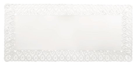 Kuchendeckchen Weiß 15 Stk. 20x45 cm