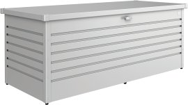 BIOHORT FreizeitBox 180, 181x79x71 cm, Silber-Metallic
