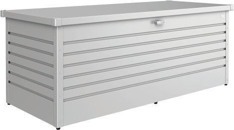 BIOHORT FreizeitBox 180, 181x79x71 cm, Silber-Metallic