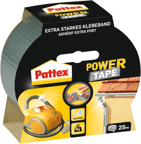 Pattex Power Tape 50 m, silber