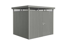 BIOHORT Gerätehaus Highline® H3 mit Standardtür, quarzgrau-metallic
