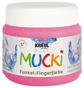 KREUL Funkel-Fingerfarbe Feenstaubrosa 150 ml