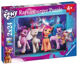 RAVENSBURGER Puzzle My Little Pony Movie 2x24-tlg.