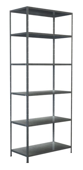 SCHULTE REGALWELT Grundregal 6 Böden verzinkt