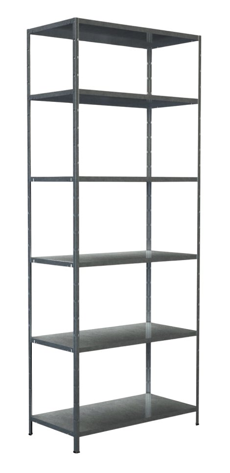 SCHULTE REGALWELT Grundregal 6 Böden verzinkt 230x60x35 cm