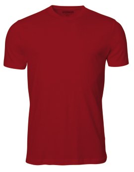 Herren T-Shirt Single Jersey Rot L