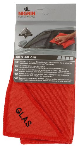 NIGRIN Mikrofasertuch Glas