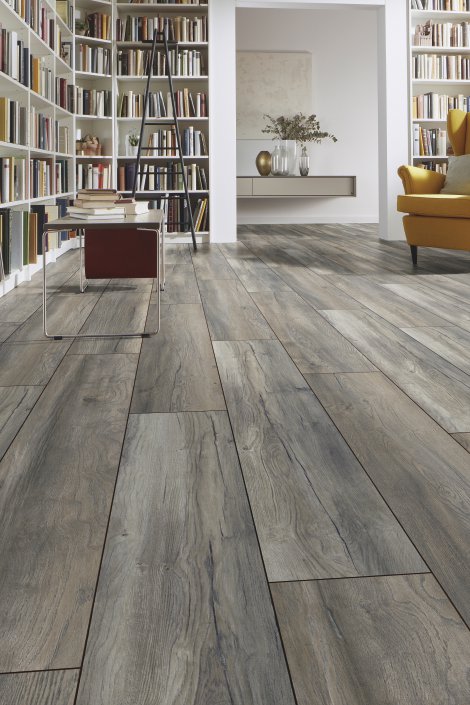 EUROWOOD Laminatboden Purus Plus Tuxer Eiche 1380x193x8 cm