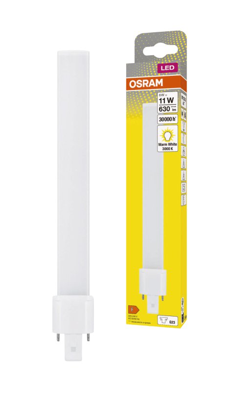 OSRAM LED-Lampe Dulux S LED EM 11 6W/830 G23