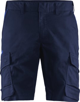 BLÅKLÄDER Herren Industrie Shorts Stretch Marineblau/Kornblau 62