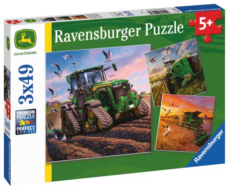 RAVENSBURGER Puzzle John Deere in Aktion
