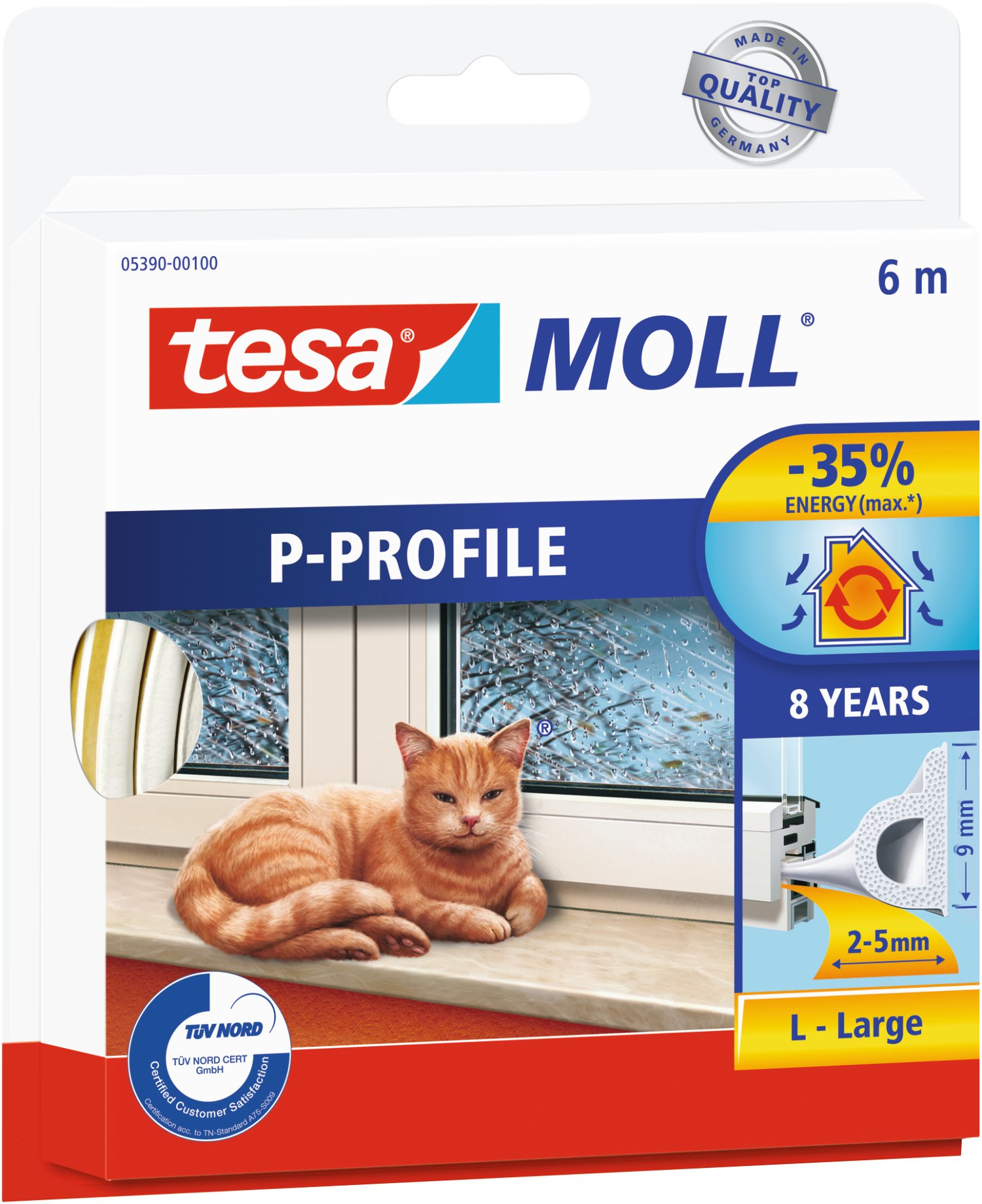 TESA MOLL Gummidichtung P-Profil