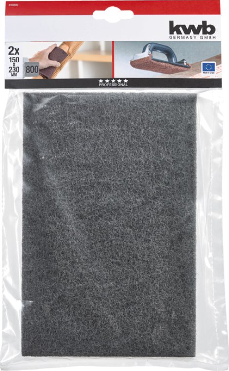 KWB Schleifvlies K800 150x230 mm 2 Stk.