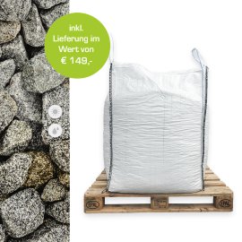 Min2C Bruchsteine anthrazit-weiß 50-100mm 1000kg Big Bag