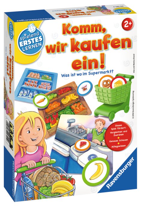 RAVENSBURGER Spiel Komm wir kaufen ein