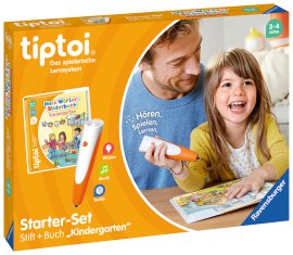 TIPTOI Starter-Set Stift und Wörter-Bilderbuch Kindergarten