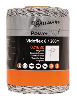 GALLAGHER Zaunschnur Vidoflex 6 Niro 400 m