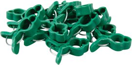 WINDHAGER Pflanzenclip Mini, grün 15 Stk.