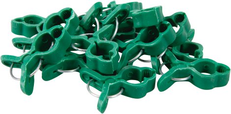 WINDHAGER Pflanzenclips Mini, grün 15 Stk.