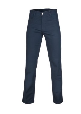 POKER JEANS Herren Leinen Stretch marine