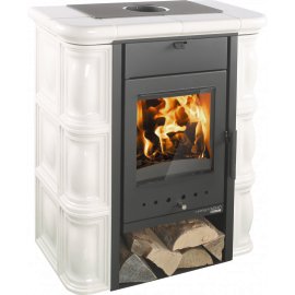 HAAS+SOHN Kaminofen Tirol 343.15 C, schwarz-creme