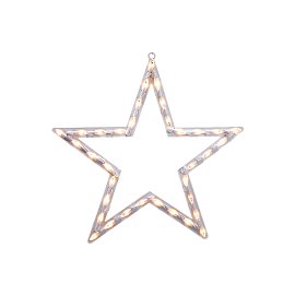 LED-Fenstersilhouette Stern Warmweiß 35 Dioden