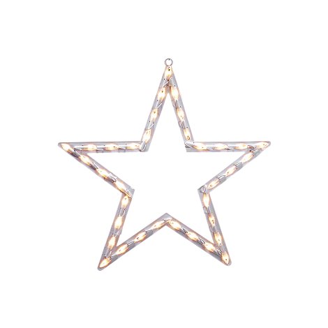 LED-Fenstersilhouette Stern Warmweiß 35 Dioden