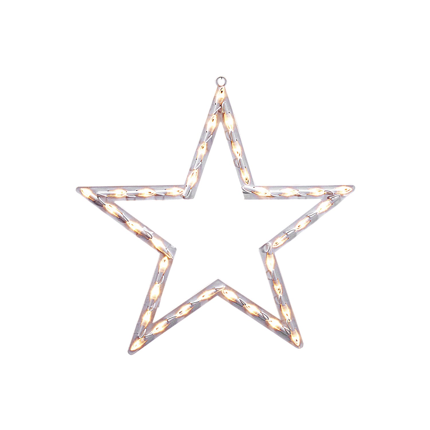 LED-Fenstersilhouette Stern Warmweiß 35 Dioden