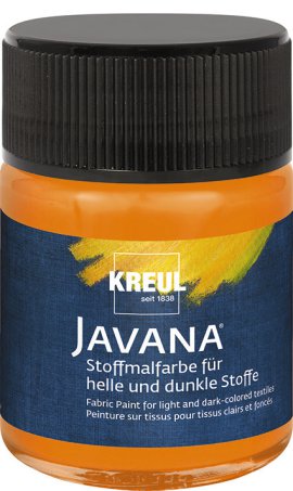 KREUL Stoffmalfarbe für helle/dunkle Stoffe Orange