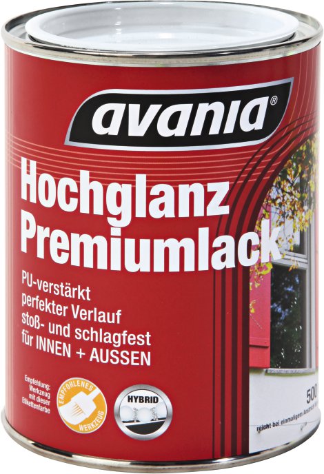 AVANIA Premiumlack Hochglanz Vanille 500 ml