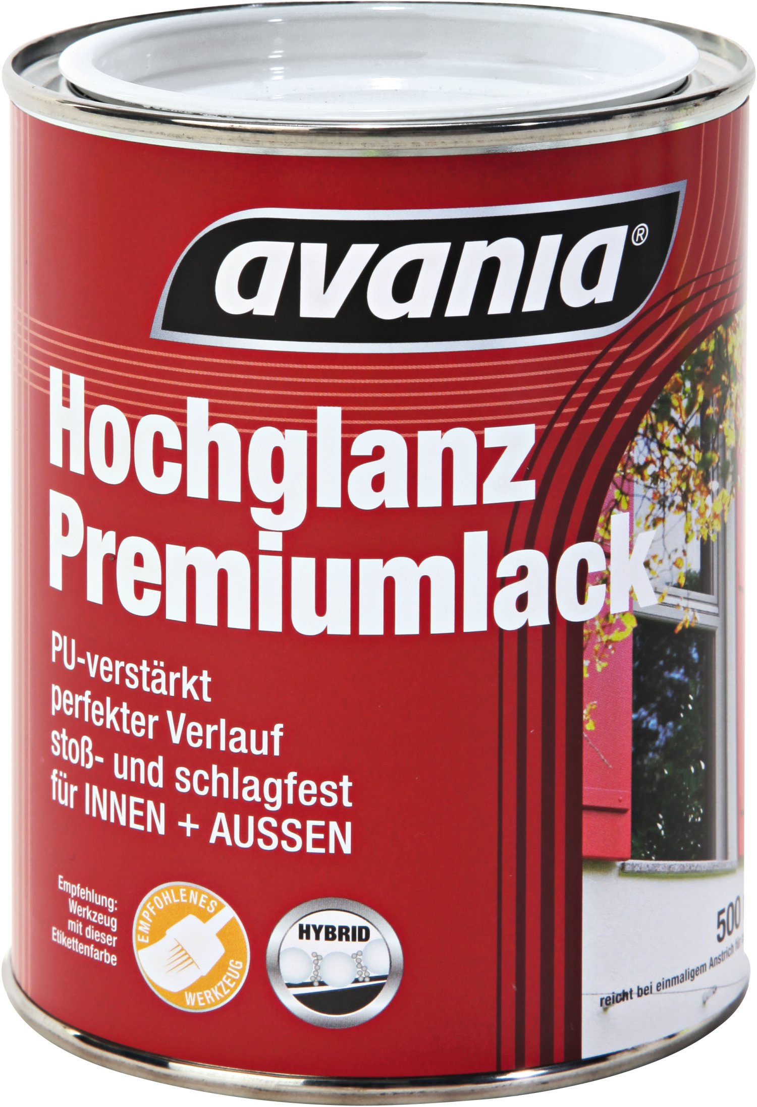 AVANIA Premiumlack Hochglanz Polarblau 500 ml