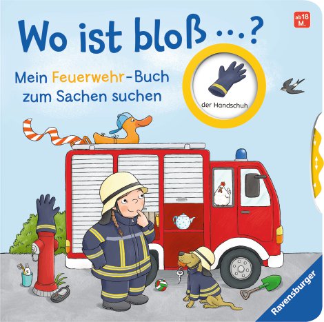 RAVENSBURGER Buch Wo ist bloß Mein Feuerwehr-Buch zum Sachen suchen
