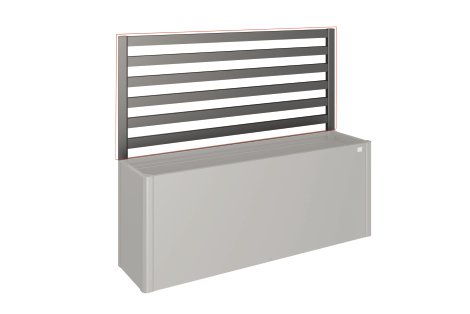 BIOHORT Rankgitter für 2 m Seite 200, Dunkelgrau-Metallic